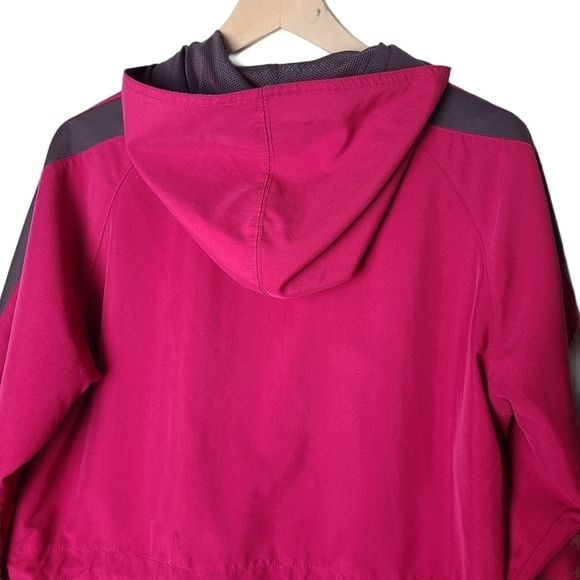 Reebok ladies Sz.L hooded lightweight spring fall jacket gorpcore casual athcore - Picture 2 of 12